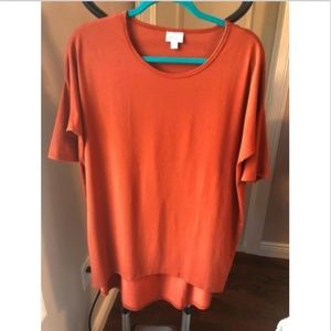 LULAROE Oversized Tunic Hi Lo Drop Shoulder SZ S